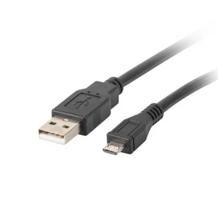Lanberg Cable USB 2.0 de Micro-USB B a USB A, 1,8 m, Negro Lanberg Cable USB 2.0 de Micro-USB B a USB A, 1,8 m, Negro